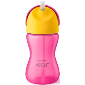 Philips Avent Krūzīte Straw Cup ar elastīgu salmiņu 12+m, 300ml, SCF 798/02