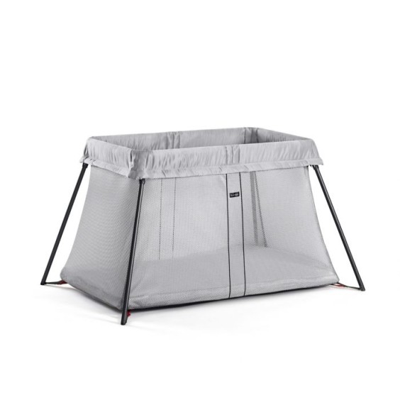 BabyBjorn Travel Cot кроватка для путешествий Light, Lightsilver, 040248