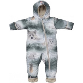 Lodger Skier Polyester Print Botanimal Sage kombinezons 6-12m, SK 588 6-12