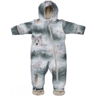 Lodger Skier Polyester Print Botanimal Sage kombinezons 6-12m, SK 588 6-12