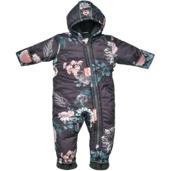 Lodger Skier Polyester Print Botanimal Raven kombinezons 18-24m, SK 587 18-24