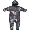 Lodger Skier Polyester Print Botanimal Raven kombinezons 6-12m, SK 587 6-12