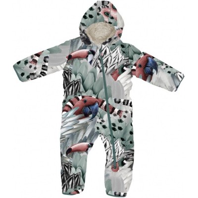 Lodger Skier Polyester Print Botanimal Parrot kombinezons 6-12m, SK 595 6-12