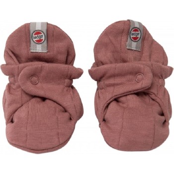 Lodger Slipper Solid Kokvilnas čībiņas ar spiedpogām Plush 3-6m SLC 073_3-6