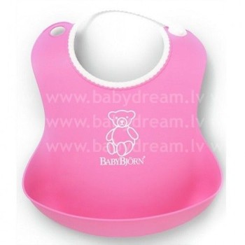 BabyBjorn Мягкий нагрудник Soft Bib Pink