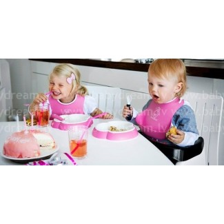 BabyBjorn Мягкий нагрудник Soft Bib Pink