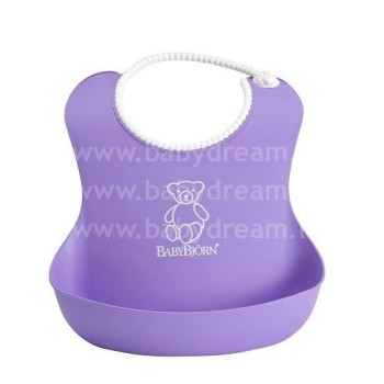 BabyBjorn Soft Bib Purple