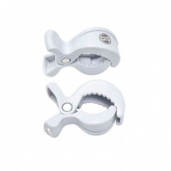 Lodger Clip Swaddler Klipsis kokvilnas autiņam 2gab., White, SWC 001