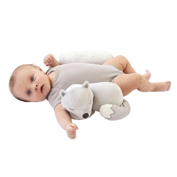 Tineo Baby Wedge naujagimio atrama ir pliušinis žaislas 2in1 275340