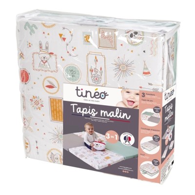 Tineo Clever playmat Daudzfunkcionāls spēļu paklājiņš 3in1 Indian 595584