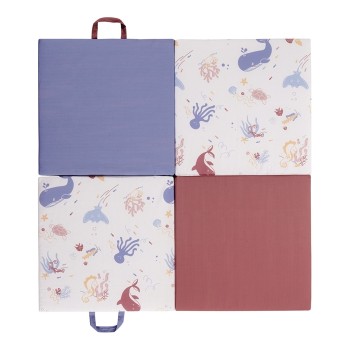 Tineo Clever playmat Daudzfunkcionāls spēļu paklājiņš 3in1 Ocean 595580
