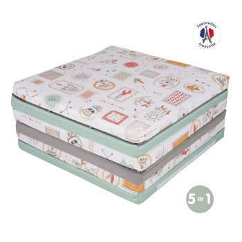 Tineo Clever Playmat Daudzfunkcionāls spēļu paklājiņš 5in1 Indian 595585
