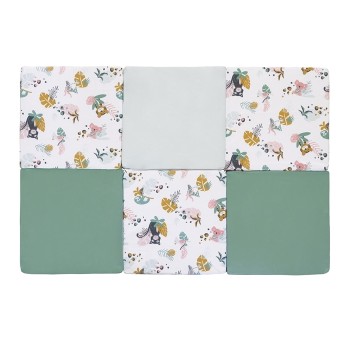 Tineo Clever Playmat Daudzfunkcionāls spēļu paklājiņš 5in1 Jungle 595583