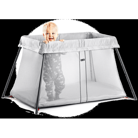 BabyBjorn Travel Cot кроватка для путешествий Light, Lightsilver, 040248