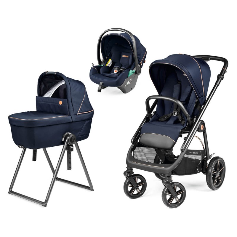 Peg Perego Veloce TC (Town and Country) Modular Lounge Blue Shine Коляска 3 в 1