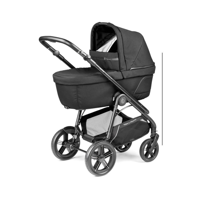 Peg Perego Veloce TC (Town and Country) Modular Lounge True Black Rati 3 vienā