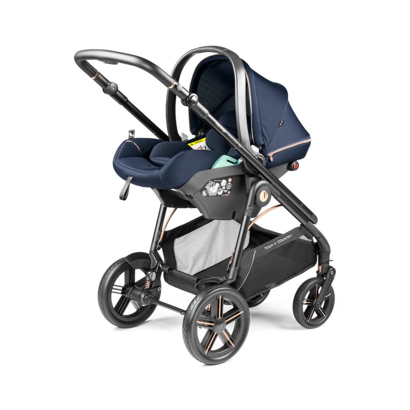 Peg Perego Veloce TC (Town and Country) Modular Lounge Blue Shine Коляска 3 в 1