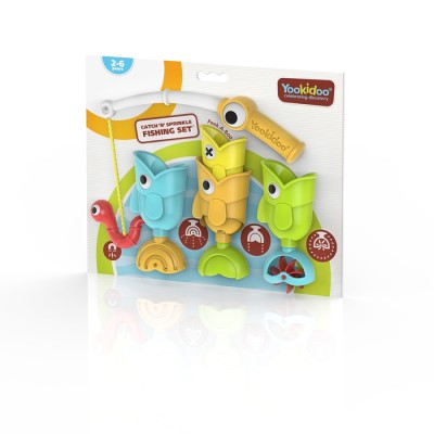 Yookidoo Catch N Sprinkle Fishing Set Игрушка в ванну Рыбалка 40217