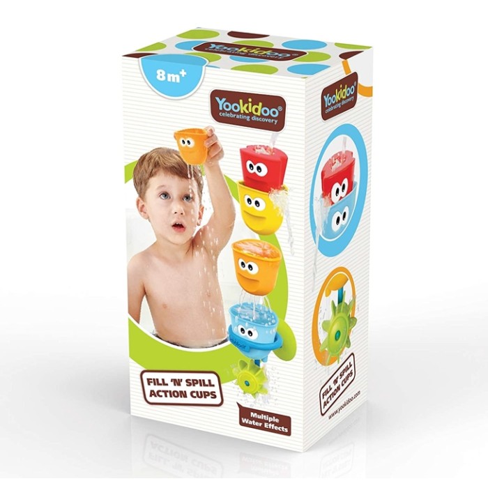 Yookidoo Fill N Spill Action Cups Игрушка в ванну 40161