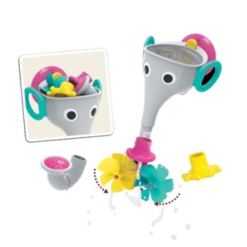 Yookidoo FunEleFun Fill N Sprinkle Rotaļlieta vannai Grey 40206