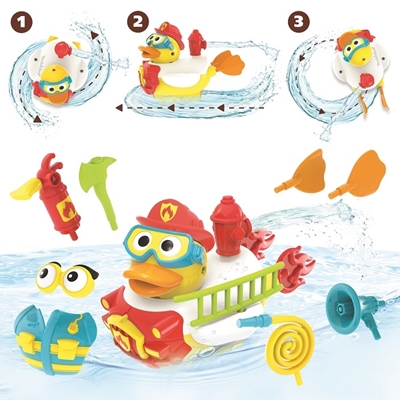 Yookidoo Jet Duck Create a Firefighter Игрушка в ванну 40172