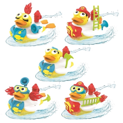 Yookidoo Jet Duck Create a Firefighter Игрушка в ванну 40172