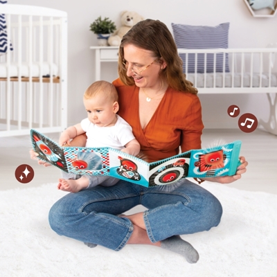 Yookidoo Lights and Music First Book Мягкая книжечка 40202-1