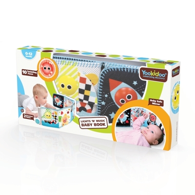 Yookidoo Lights and Music First Book Мягкая книжечка 40202-1