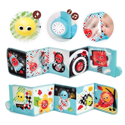Yookidoo Lights and Music First Book Мягкая книжечка 40202-1