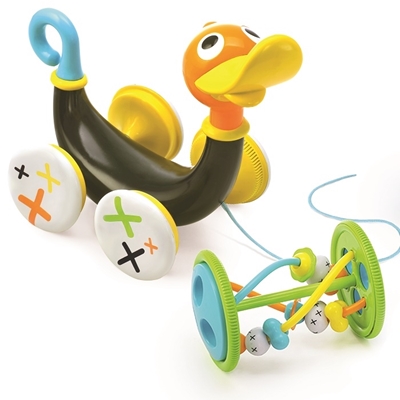 Yookidoo Pull Along Whistling Duck Музыкальная игрушка каталка 40129
