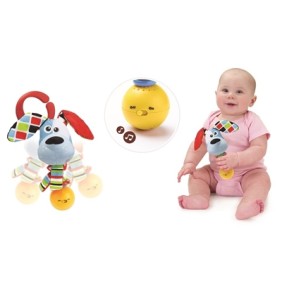 Yookidoo "Shake Me" Rattle Muzikālais grabulis Dog 40134