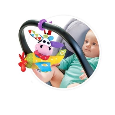 Yookidoo Tap N Play Musical Plane Подвесная музыкальная игрушка Cow 40147