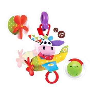 Yookidoo Tap N Play Musical Plane Подвесная музыкальная игрушка Cow 40147