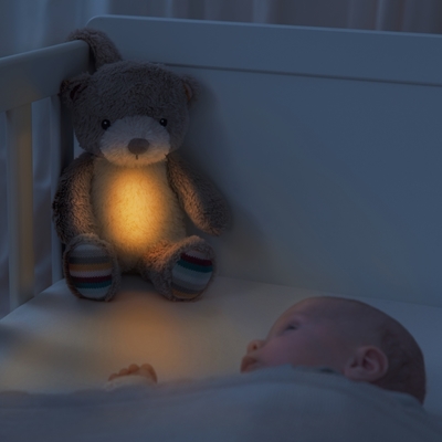 ZaZu Bruno Muzikāla mīksta rotaļlieta ar nakts gaismu Bear