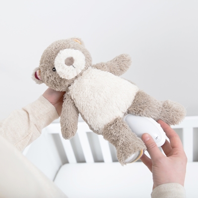 ZaZu Bruno Muzikāla mīksta rotaļlieta ar nakts gaismu Bear