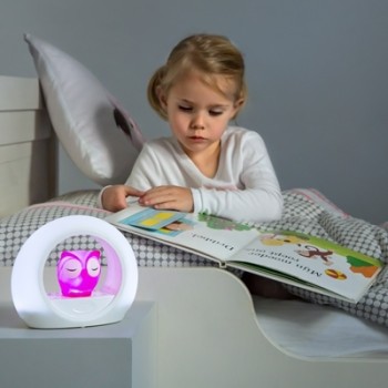 ZaZu Lou Nakts lampiņa Owl Pink