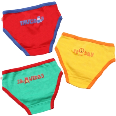 „Zoocchini Days Of The Week“ kelnaitės mergaitėms 2–3 metų amžiaus