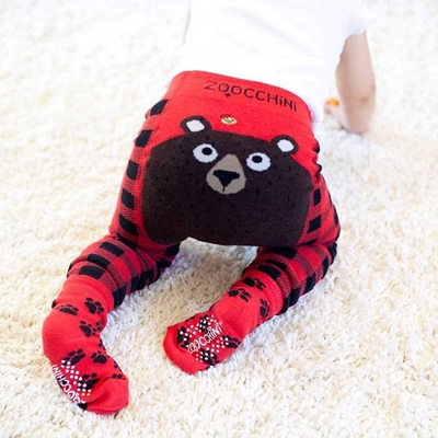Zoocchini Bosley the bear Детские леггинсы и носочки 6-12 M