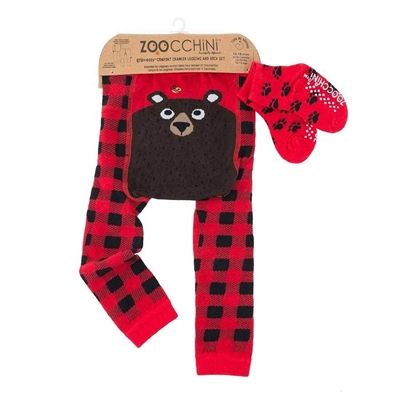 Zoocchini Bosley the bear Bērnu legingi un zeķes 12-18 M