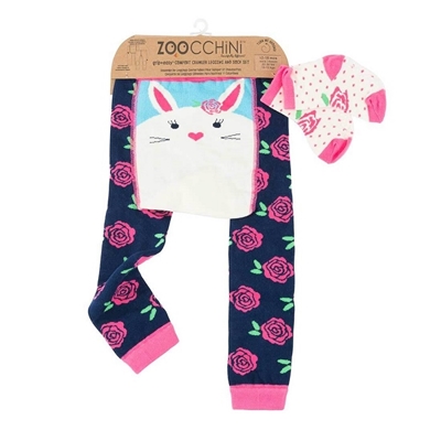 Zoocchini Beatričės zuikutės vaikiškos tamprės ir kojinės 6-12 mėn.