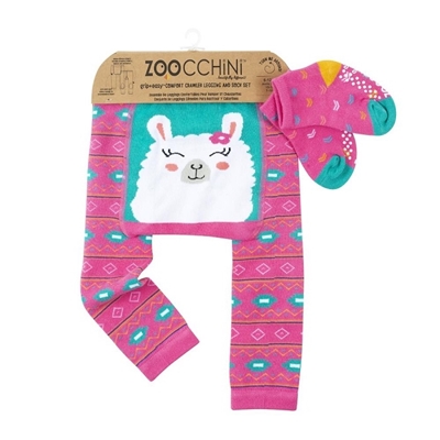 Zoocchini Laney The Llama Детские леггинсы и носочки 12-18 M