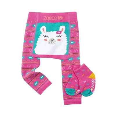 Zoocchini Laney The Llama Детские леггинсы и носочки 12-18 M