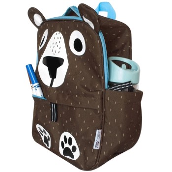 Zoocchini Everyday Square Backpack Bērnu mugursoma Bosley The Bear