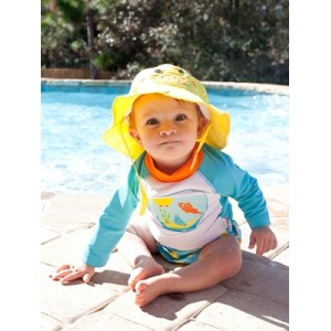 Zoocchini Fishbowl buddies Bērnu pludmales kostīms 3-6 M