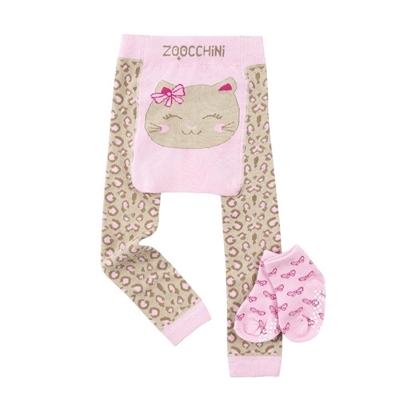 Zoocchini Kallie the kitten Детские леггинсы и носочки 12-18 M