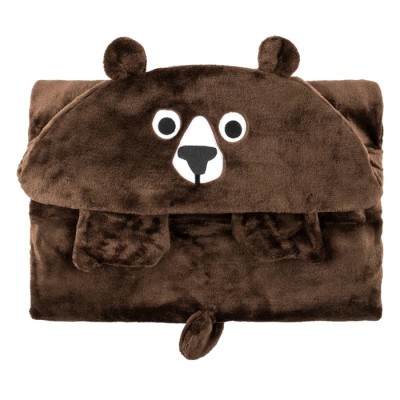 Zoocchini Bosley The Bear Детское одеяло с капюшоном