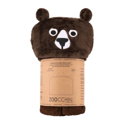 Zoocchini Bosley The Bear Детское одеяло с капюшоном