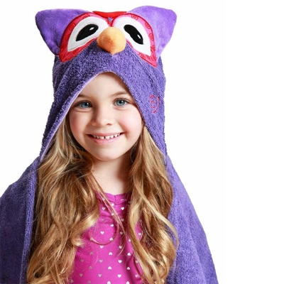 Zoocchini Olive the owl Bērnu dvielis ar kapuci