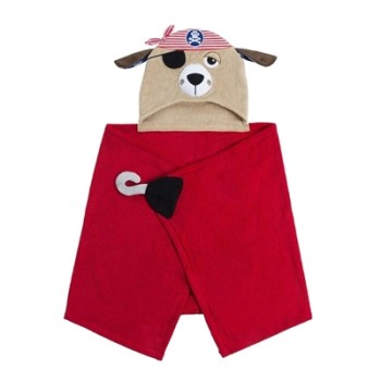 Zoocchini Pedro The Pirate Dog Bērnu dvielis ar kapuci