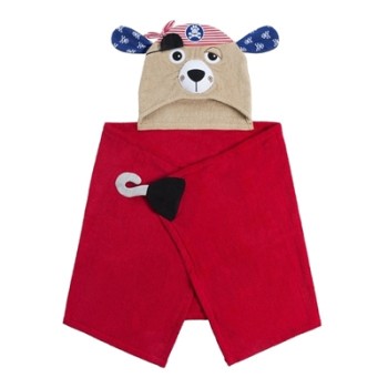 Zoocchini Pedro The Pirate Dog Bērnu dvielis ar kapuci